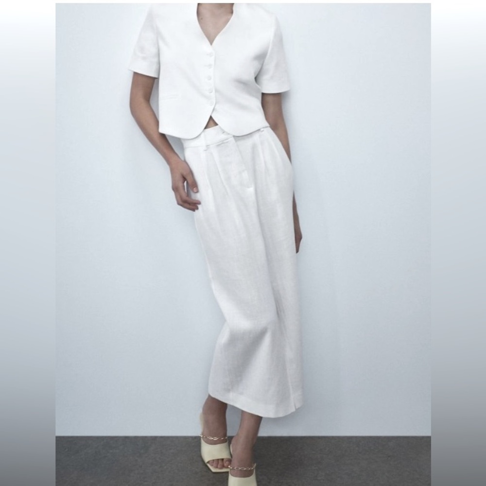 Zara linen skirt